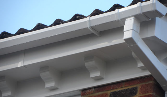 Roofline Georgian Dentil Mouldings in Chertsey, Surrey